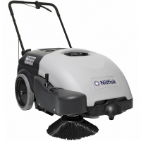Nilfisk SW750 - Battery powered sweeper with collection basket 12V - 46Ah
