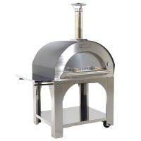 AgriEuro Premium Line Cibus Inox - Outdoor wood-fired pizza oven 100x80 - 5 pizzas