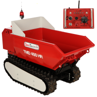 GeoTech-Pro TMD 400 HR - Radio-controlled battery-powered wheelbarrow - Hydraulic tipping - 48V 15Ah