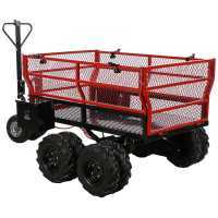 GeoTech-Pro E-Truck 600 - 48V 15Ah Battery Electric Wheelbarrow with Trailer