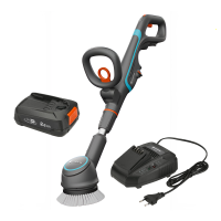 Gardena AquaBrush Compact 02/18V - Cordless floor cleaner - with starter kit 18V - 2.5Ah