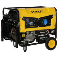 Stanley SG 5600B-1 - Petrol Generator - AVR - 5.5 kW - Continuous 5.0 kW Single Phase
