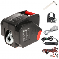 Ribimex PE12V - Battery-operated electric winch 12V - With remote control