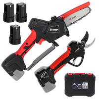 Blue Bird PS23-28+CS23-05A - Shear + Battery-powered Pruner Kit - 3x 21.6V 2.5Ah