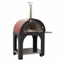 Cibus Red outdoor wood-fired pizza oven - 4 pizzas