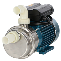 Tellarini ALT 30 - Electric Stainless Steel Oil Transfer Pump - NYLON Straight + Curved Fittings - Three-phase
