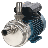 Tellarini ALM 30 - Electric Stainless Steel Oil Transfer Pump - STAINLESS STEEL Straight Fittings