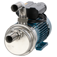 Tellarini ALM 30 - Electric Stainless Steel Oil Transfer Pump - STAINLESS STEEL Straight + Curved Fittings