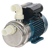 Tellarini ALM 40 - Electric Stainless Steel Oil Transfer Pump - NYLON Straight + Curved Fittings