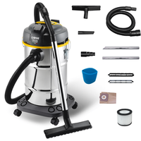 Lavor WTP 30 XE - Wet and dry vacuum cleaner - Stainless steel tank 30 lt - 1600 W
