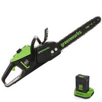 Greenworks GD60CS40K4 - 60V 4Ah cordless electric saw - 40cm blade