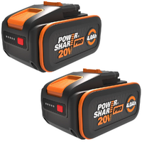 2 Pro Powershare WA3644 20V 4Ah lithium battery-powered with indicator - Worx