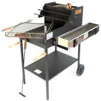 Cruccolini Ghiottone 50x50 Wood-fired Barbecue in Heavy-duty Sheet Metal