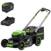 Greenworks GD48LM51SPIIK5 - Battery-powered self-propelled lawn mower - 48V/5Ah - Cutting width 51 cm