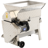 Top Line Z15A - Electric Grape Destemmer with Two Rollers in Food-grade Rubber