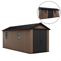 Keter Newton plus 7517/1775 - Garden shed - With double door and windows