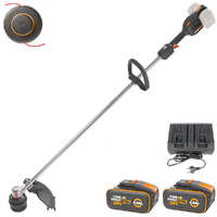 Worx Nitro WG185E - Cordless Grass Trimmer - 40V - 2x20V/4Ah
