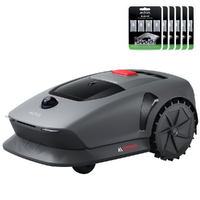 MOVA 600 - Lawn Mower Robot - Without Installation - With 81 Replacement Blades Kit