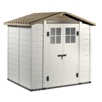 Garofalo Tuscany Evo 200 - Garden Shed - With Windows and Double Door