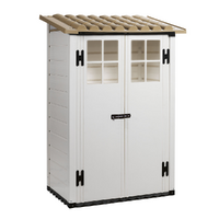 Garofalo Tuscany Evo 100 - Garden Shed - With Windows and Double Door
