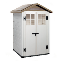 Garofalo Tuscany Evo 120 - Garden Shed - With Windows and Double Door