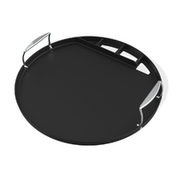 Round Cast Iron Griddle Insert for Weber Charcoal Barbecue