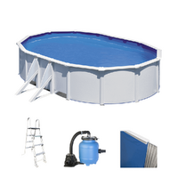 Gre Fidji Oval 500x300x120cm - Above Ground Steel Pool - Aqualoon Filter