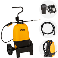 Volpi V-BLACK VITA 16 - Battery-powered backpack sprayer with trolley - With 2m hose