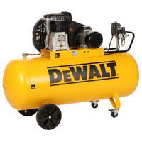 DeWalt DXCMB4T200HE - 4 HP electric motor three-phase belt driven air compressor - 200 lt