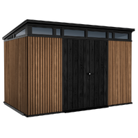 Keter Signature Venetian 11x7 - Garden shed - With double door - 340x218x226 cm