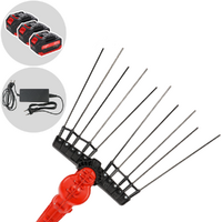 Aima Twigo Cordless - Battery-powered electric olive harvester - Fixed aluminium pole - 3 x 21V 5.2Ah