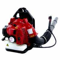 GeoTech Pro BBP 500 Backpack Leaf Blower with shoulder harness and padded backrest