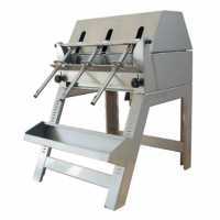 Enotecnica Pillan 3B INOX - Three-spout Manual Filling Machine with Stainless Steel Spouts, Tank and Frame