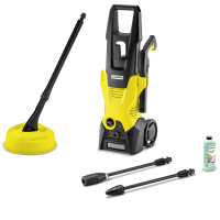 Karcher K3 Home Kit - Pressure Washer with T150 T-Racer Surface Cleaner - 120 bar