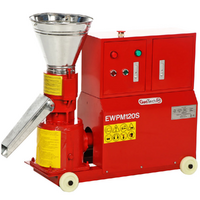 GeoTech EWPM120S - Single-phase Wood Pellet Machine - Home Production of Pellet for Heating