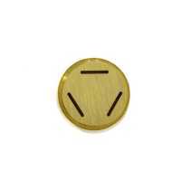 Brass Pasta Die specific for 13 mm PAPPARDELLE. Specific for manual Pasta Extruder