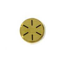 Brass Pasta Die-plate for 8 mm TAGLIATELLE. Specific for manual Pasta Extruder