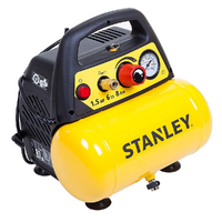 Stanley DN 200/8/6 - Compact Portable Electric Air Compressor - 1.5 Hp Motor - 6 L