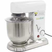 AgriEuro Premium Line FP107 - Planetary mixer - Stainless steel bowl 7,5L - Multi tool with quick hook