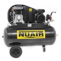 Nuair B2800 /100 CM2 - Belt-driven Electric Air Compressor - 2 Hp Motor - 100 L