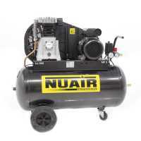 Nuair B3800B/100 CM3 - Single-phase electric belt-driven air compressor - 3 HP motor - 100 lt.