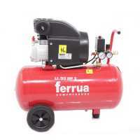 Ferrua RC 2 50 CM2 - Wheeled Electric Air Compressor - 2 Hp Motor - 50 L - Compressed Air
