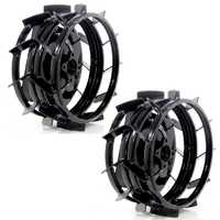 Pair of Double Iron Wheels 510x100+100