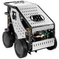 ITM - HOT STEEL 130/10 Heavy-duty Hot Water Pressure Washer - Single phase - Stainless steel