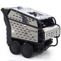 ITM - HOT STEEL 200/15 Professional Hot Water Pressure Washer - Three-phase - 200 bar - 900 l/h INOX
