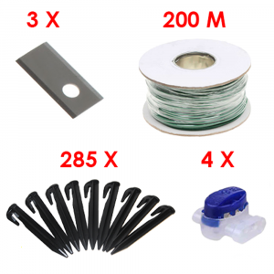 Original Einhell installation kit for 1100 m&sup2; surfaces