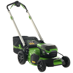 Greenworks cordless lawn online mower self propelled