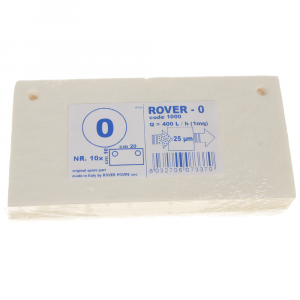 No. 5 Rover filter sheets for Pulcino pumps with filter - &quot;0&quot; Type