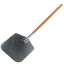 Pizza shovel for wood-fired oven