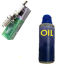 SPARK PLUG AND OIL